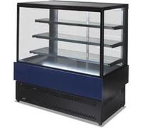 VITRINE RÉFRIGÉRÉE SÉRIE LUXE VITRAGE DROIT POSITIVE +2° / +4°C LARG. 646 MM Isotech