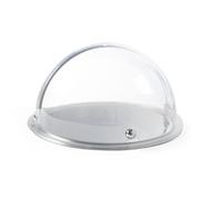 Vitrine ronde à couvercle coulissant roll top 380x(H)240 mm