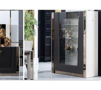 Vitrine salle à manger buffet bois armoires meubles salon buffet verre armoire