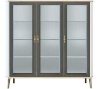 Vitrine Salon Armoire Bois Verre Armoires Italiennes Excellence Esthétique