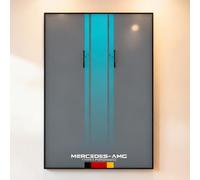 Vitrine Seule pour modèles de Voitures Lego, avec Cadre et Panneau arrière, Compatible avec Les modèles Lego Porsche 911 et Ferrari (réf. 42171).