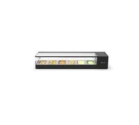 Vitrine Sushi Réfrigérée 1540 x 380 x 300 mm Sans Groupe de Réfrigérateur