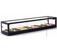 Vitrine Sushi Réfrigérée 1580 x 380 x 300 mm Avec Groupe de Réfrigérateur à Distance