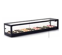 Vitrine Sushi Réfrigérée 1580 x 380 x 300 mm Sans Groupe de Réfrigérateur SAYL G