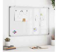 vidaXL Tableau blanc magnétique 4005350 – 100 x 60 x 1,7 cm Cadre en aluminium