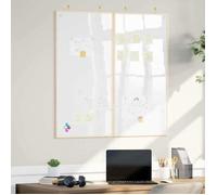 vidaXL Tableau blanc magnétique Blanc 100 x 1.4 x 100 cm