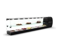 Vitrine Tapas Réfrigérée 2 Etagères Série SLIM avec 7 Bacs GN 1/6