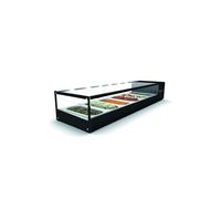 Vitrine Tapas Réfrigérée Bacs GN 1/3 Série LOGIC 970 à 1680 mm