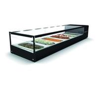 Vitrine Tapas Réfrigérée Bacs GN 1/3 Série LOGIC 970 à 1680 mm SAYL G