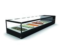 Vitrine Tapas Réfrigérée Bacs GN 1/3 Série LOGIC 970 à 1680 mm