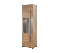 Vitrine Toro Vitrinenschrank 60x39x204cm MDF Chêne Grandson 1 Porte
