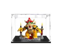 Vitrine transparente acrylique anti-poussière Lego 71411,boîte collection modèles jouets rangement (The Mighty Bowser 71411)-Pas besoin colle (boîte présentation uniquement)(3mm)