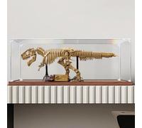 Vitrine transparente en acrylique compatible avec le kit de fossiles de dinosaures Lego 76968, étanche à la poussière, protège les objets de collection décoratifs et les cadeaux (boîte uniquement