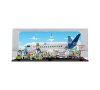 Vitrine transparente en acrylique pour avion de passagers Lego 60367 (60 x 52,8 x 24,9 cm (vitrine uniquement) (modèle de pulvérisation arrière de 3 mm)