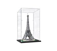 Vitrine transparente en acrylique pour Lego 10181 Tour Eiffel - Étanche à la poussière - 2 mm - 53,8 x 53,8 x 114,8 cm