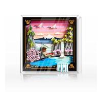 Vitrine transparente en acrylique pour Lego 31218 modèle paysage fleur de cerisier boîte transparente boîte de rangement boîte anti-poussière (modèle non inclus)