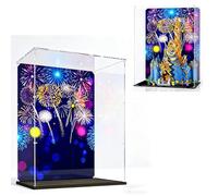 Vitrine transparente en acrylique pour lego 43222 Disne Castle Model, boîte de présentation en acrylique Perspex étanche à la poussière, protection UV, ensemble personnalisé 43222, étui de protection