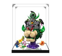 Vitrine transparente en acrylique pour Lego 72042 modèle Prince Florian et château, boîte transparente, boîte de rangement, boîte anti-poussière (modèle non inclus) (base miroir 3 mm)