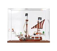 Vitrine transparente en acrylique pour Lego 75639 modèle de bateau pirate, boîte transparente, boîte de rangement, boîte anti-poussière (modèle non inclus) (2 mm)