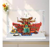 Vitrine transparente en acrylique pour Lego 75640 Sea Restaurant Model, boîte transparente de 3 mm, boîte de rangement, boîte anti-poussière (modèle non inclus)
