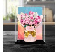 Vitrine transparente en acrylique pour modèle Lego 10374 rose rose, boîte transparente, boîte de rangement, boîte anti-poussière (modèle non inclus) (fond 3-3 mm)