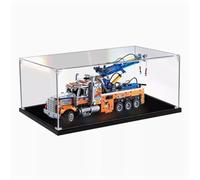 Vitrine transparente en acrylique pour remorque Lego 42128 résistante à la poussière, compatible avec Lego 42128 64,8 x 24,9 x 34,8 cm (vitrine uniquement)