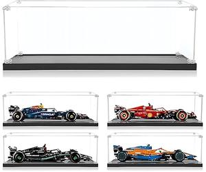 Vitrine transparente en acrylique - Protection contre la poussière pour Lego Technic 42141 (42171/42206/42207/8461/8458/8674) McLaren Formula 1 Racing Car Vitrine transparente pour collectionneurs