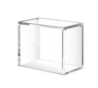 Vitrine transparente en acrylique transparent pour objets de collection - Bacs anti-poussière pour cartes, figurines, poupées, maison, salon, musée, comptoir, parfum, salle d'étude, placard