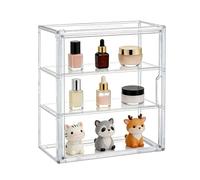 Vitrine transparente | Organiseur de anti-poussière en acrylique avec porte magnétique | Boîte de rangement pour objets de collection avec amovible | pour la maison, l'appartement, l'école, les