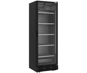 Vitrine ventilée positive 382 litres NOIRE