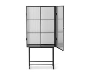 Vitrine verre rosé Haze 3 compartments