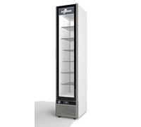 Vitrine Verticale Négative Présentation Glaces Blanche GLEE X SLIM - IARP