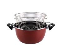 Vitrinor AUTHENTIC BORGOGNA Friteuse 24Ø - Antiadhésive bicouche renforcée. Fond 100% Full Induction. Extérieur bordeaux. 50% d'économie d'énergie, 5,5 litres, acier