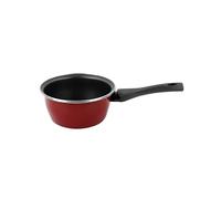 VITRINOR Poivre Rouge, Casserole 16 cm, antiadhérent renforcé, Induction, acier émaillé, chauffe rapide - Extérieur Rouge