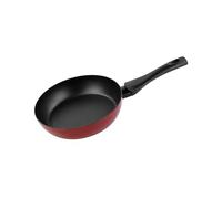 VITRINOR Poivre Rouge, Poêle 20 cm, antiadhérent renforcé, Induction, acier émaillé, chauffe rapide - Extérieur Rouge