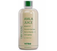 Vitro Jus Amla avec pulpe 1L | Jus de groseille indienne aux herbes ayurvédiques | Stimulateur immunitaire | Antioxydan puissant