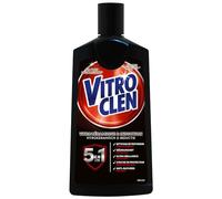 Vitroclen Crème Nettoyant Plaques Vitrocéramique Dégraissant/Désincruste sans Rayer/Ultra Brillance, 200 ml