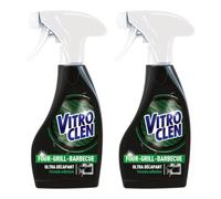 VITROCLEN Spray nettoyant ultra décapant four-grill-barbecue - Lot de 2 x 250 ml