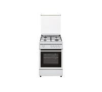 Vitrokitchen CB55BN - Cuisinière - pose libre - largeur : 50 cm - profondeur : 55 cm - hauteur : 85 cm - blanc