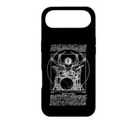 Vitruvian Drummer Percussion Leonardo Da Vinci Batterie Vintage Coque pour iPhone Air