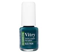 Vitry Be Green Vernis à Ongles N°107 Bleu Paon 6ml