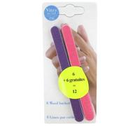 -Vitry Botte de 6 Limes Manucure Bois (Couleur : Rose)