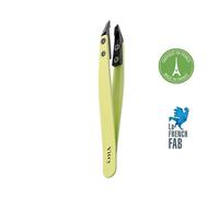 Vitry Pince à épiler couleur mors biais céramique jaune