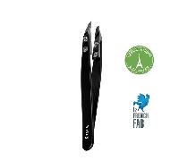 Vitry Pince à épiler couleur mors biais céramique noire