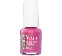 VITRY Vernis à Ongles Be Green Blush - Formule Vegan à 76% d'Origine Naturelle - Flacon Verre 6mL Made in France - Lot de 3