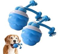 Vitrywei Power Tail 2.0 Dog Toy,Barkzys 2025 New Interactive Toy, Dog Ball with Motion Activated, Moving Smart Squeaky Automatic USB Rechargeable, for Daily Training (2 pcs)