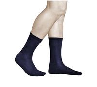 vitsocks Chaussette anti odeur respirante fil d'ARGENT et coton Homme (3 PAIRES) antibactérienne, bleu foncé, 42-43