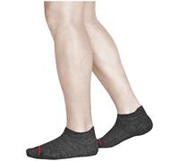 vitsocks Chaussette basse LAINE MÉRINOS fine respirante Homme (3 PAIRES) socquette sport anti-odeur, noir, 39-42