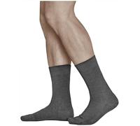 vitsocks Chaussette chaude 80% LAINE MÉRINOS fine d'hiver Homme (3 PAIRES) ville business quotidienne mi-mollet, gris, 42-43