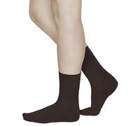 vitsocks Chaussette chaude fine 80% LAINE MÉRINOS douce Femme (3 PAIRES) ville quotidienne hiver mi-mollet unie, marron, 39-42
